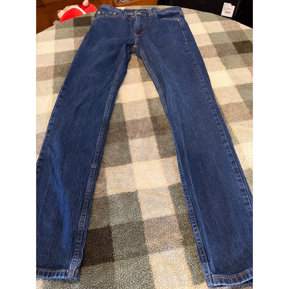 Levis 511 Slim Fit Jeans Mens 31x32 Dark Indigo Blue Denim 5-Pocket Pant